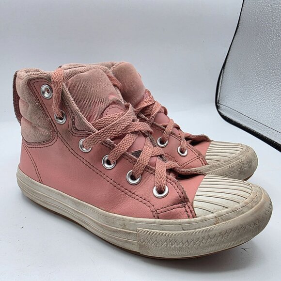 Converse Chuck Taylor All Star Berkshire High Rust Pink Girls Size 2 Shoes - Picture 1 of 13